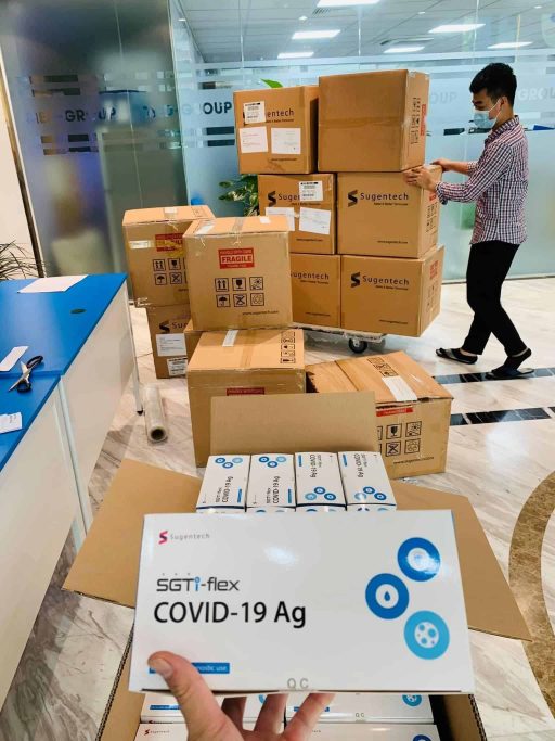 Test Nhanh Covid 19 SGTi-Flex  Sugentech Hàn Quốc