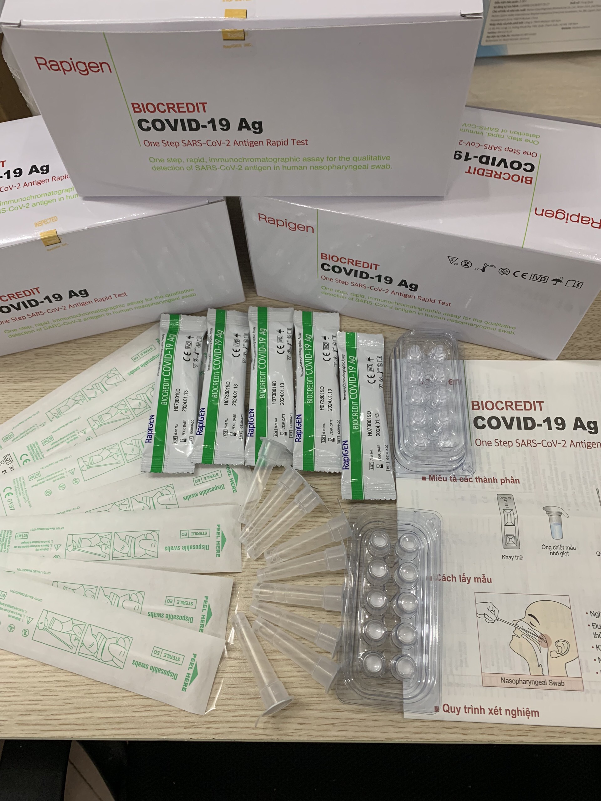 Test nhanh covid biocredit