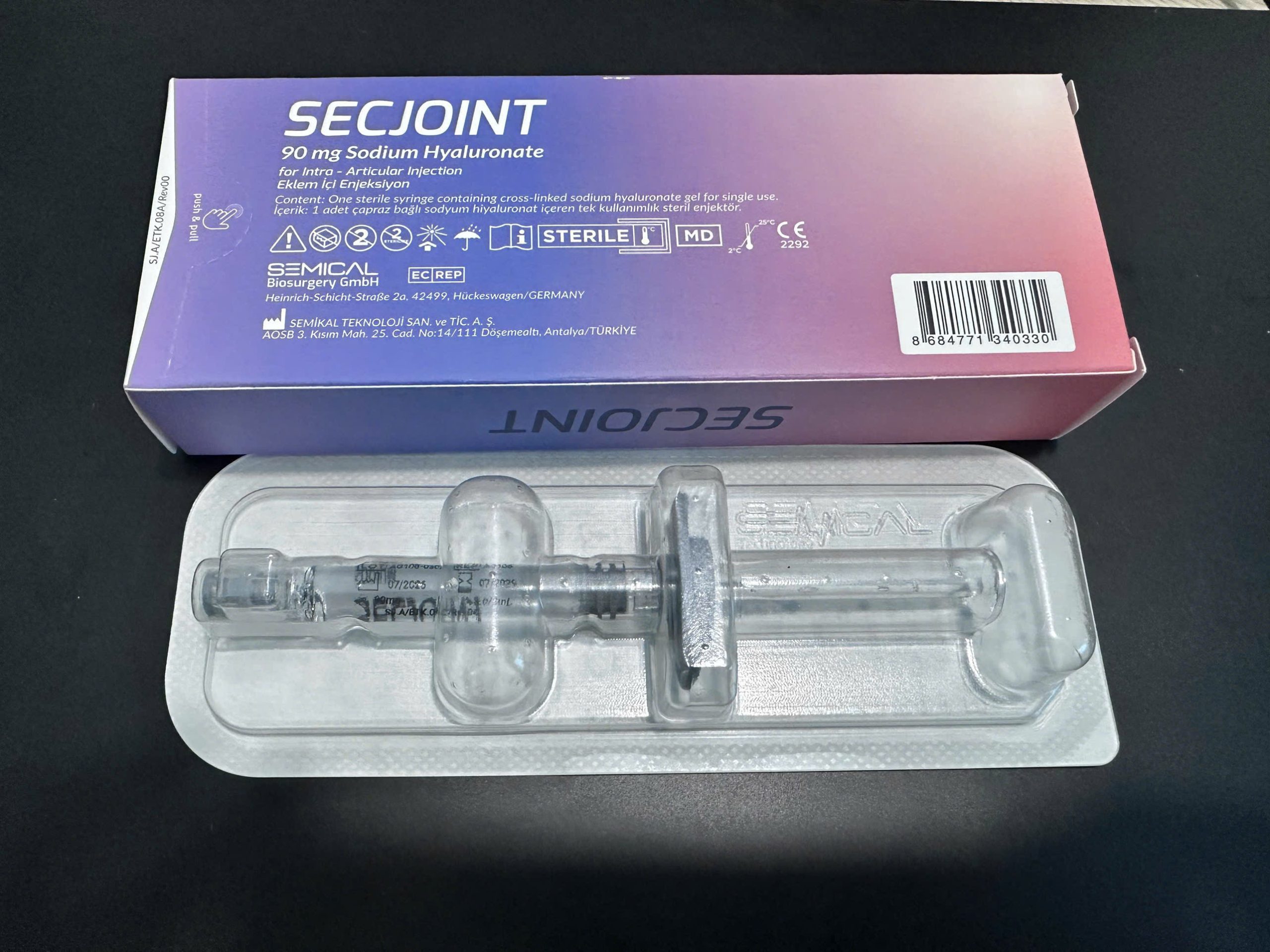 Dịch Tiêm Khớp SECJOINT 90mg/3ml CrossLink | Nhập Khẩu Châu Âu - Image 3